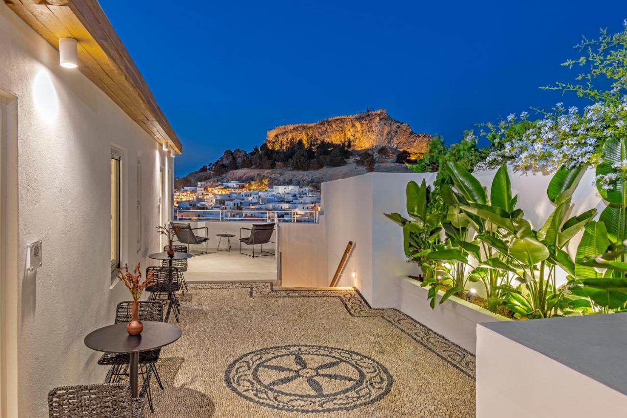 Peni Sol Superior Studios Lindos Exterior photo
